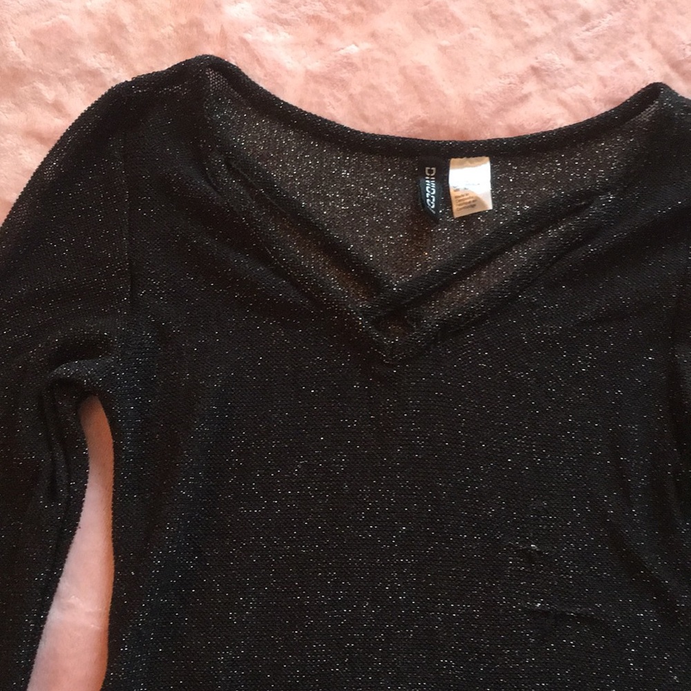 Sheer Sparkly See Through Shirt